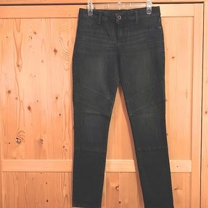 DL 1961 Florence Coated Moto Jeans